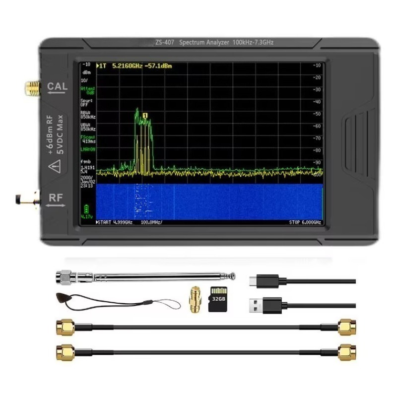 ZS-406/ZS-407 4-inch Screen Ha - đánh giá và giá Signal Generator Spectrum Analyzer